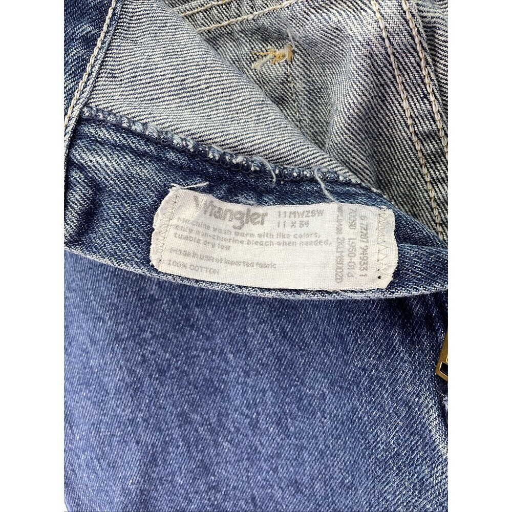 VINTAGE Wrangler 11MWZSW Womens Jeans 11x34 Boot Cut Made in USA - Picture 7 of 9